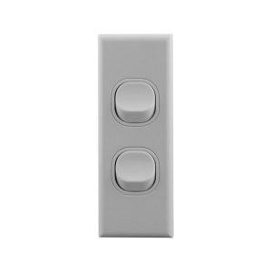 Architrave Switch 2 Gang 16A | BASIX S Series