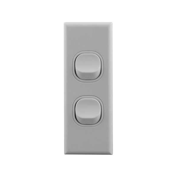 Architrave Switch 2 Gang 16A | BASIX S Series