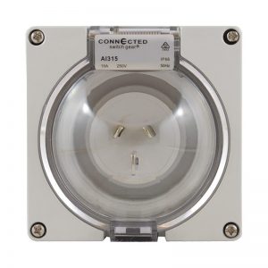 Appliance Inlet 3 Pin 10A 250V AC IP66