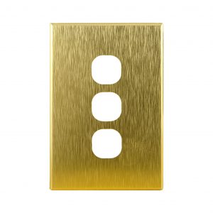 Brushed Brass Cover Plates