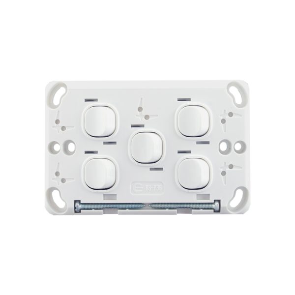 Light Switch 5 Gang - VERTICAL - Image 3