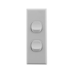 Architrave Switch 2 Gang 16A | BASIX S Series