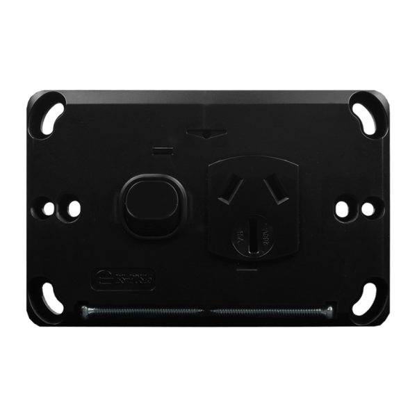 Single Power Point - 15A BLACK - Image 3