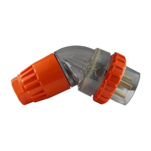 Angled Plug 10A 4 Pin 500V AC IP66