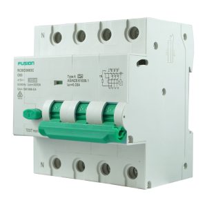 6kA RCBO 3P+N 63A 415V Type A